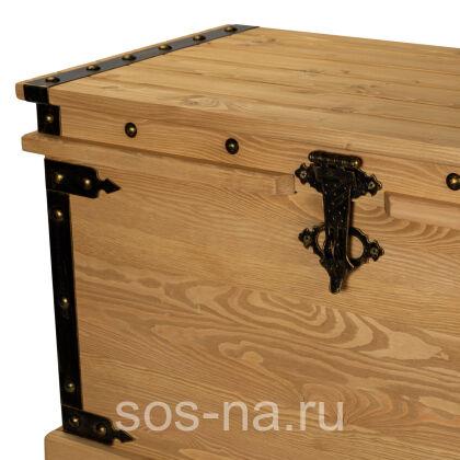 Сундук Викинг с прямой крышкой